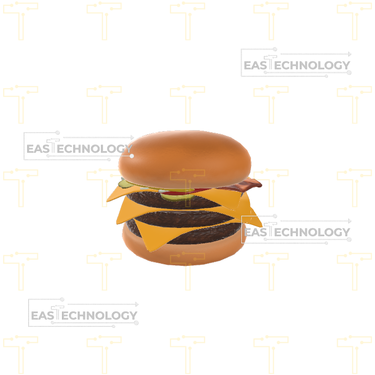 Triple Cheese Burger Bacon